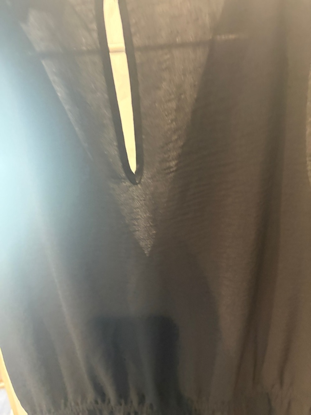 Emma & Michele Black Sleeveless Jumper/Romper shorts outfit with Side Tie - Picture 5 of 6